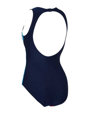 Zoggs Hi Front Ladies One Piece - Seamarine