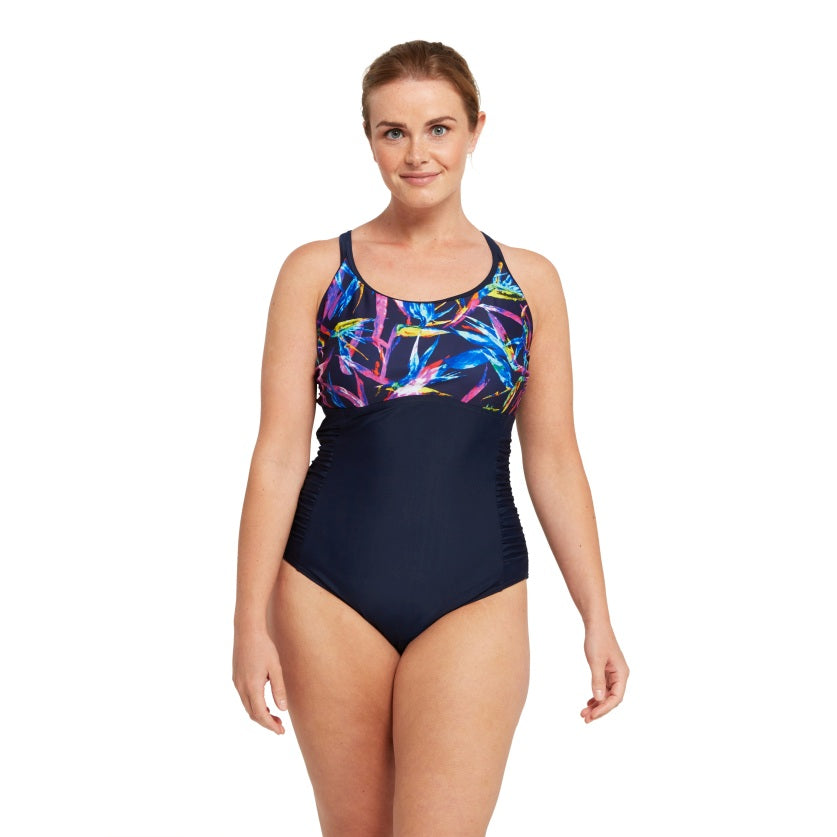 Zoggs Multiway One Piece Women - Neon Crystal