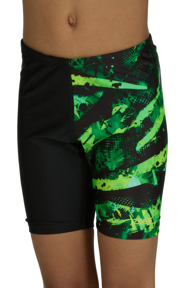 Zoggs Boys Mid Jammers - Greengame