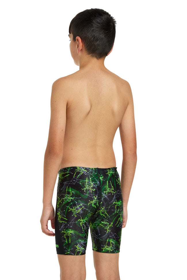 Zoggs Junior Boys Cruise Mid Jammer - Spike Green