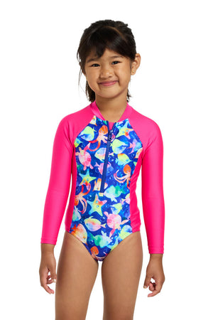 Zoggs Girls Paddle Suit - Bubbles