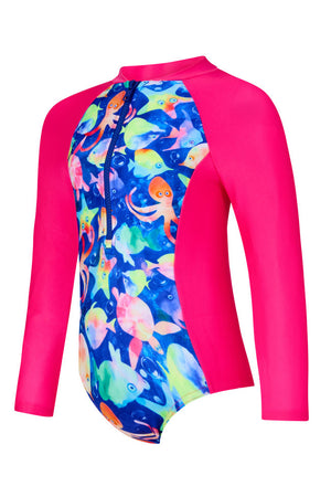 Zoggs Girls Paddle Suit - Bubbles