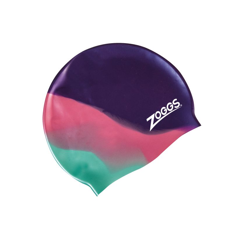 Zoggs Jr Silicone Cap Multi Colour