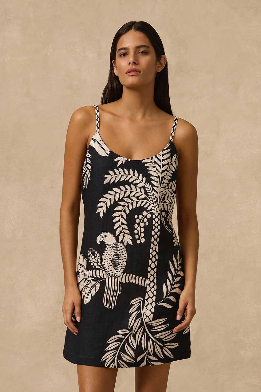 Monte & Lou Mini Slip Dress - Yaz