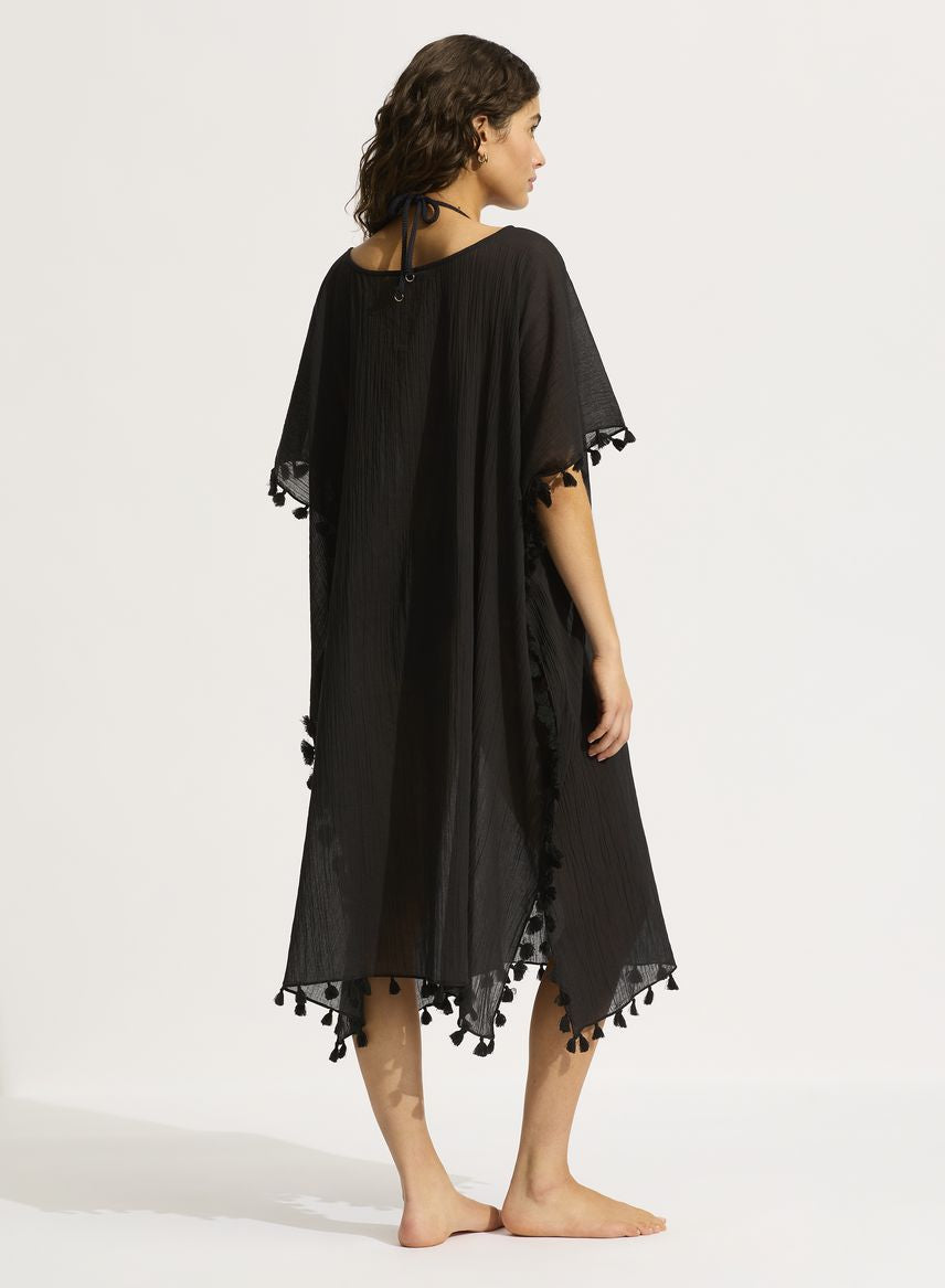 Seafolly Midi Amnesia Kaftan - Beach Edit