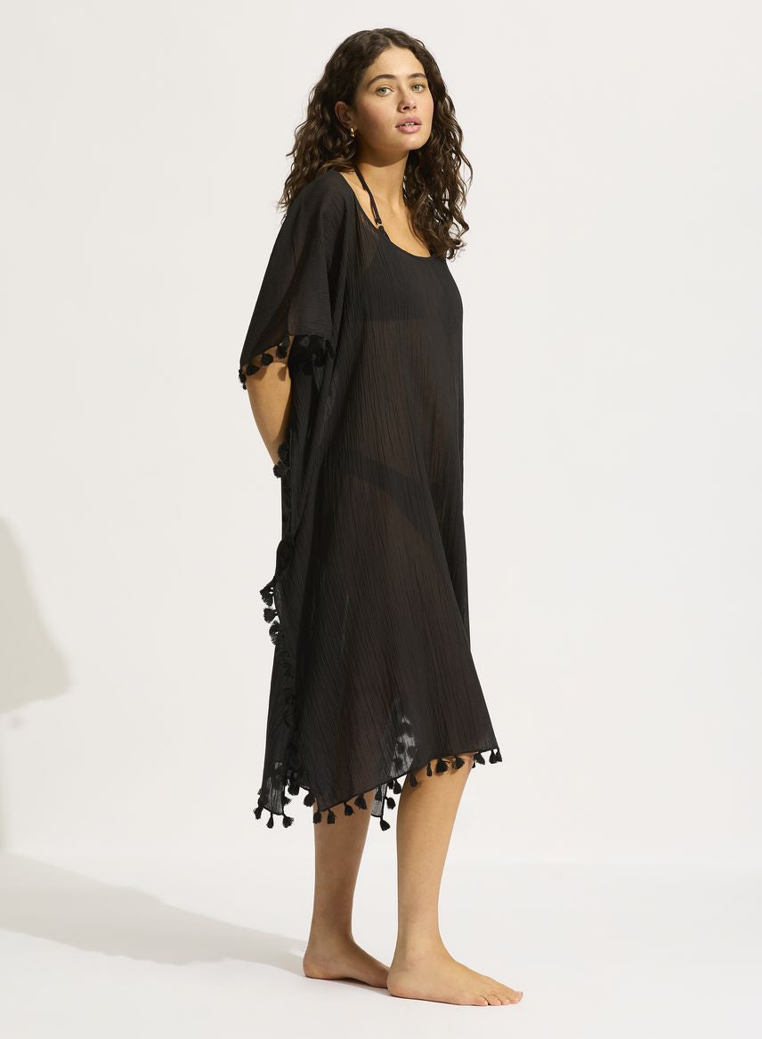 Seafolly Midi Amnesia Kaftan - Beach Edit
