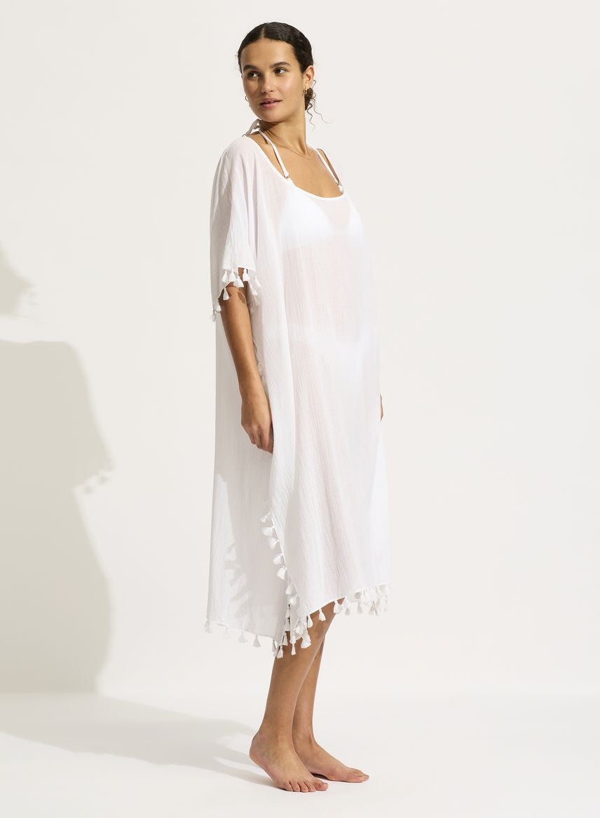 Seafolly Midi Amnesia Kaftan - Beach Edit