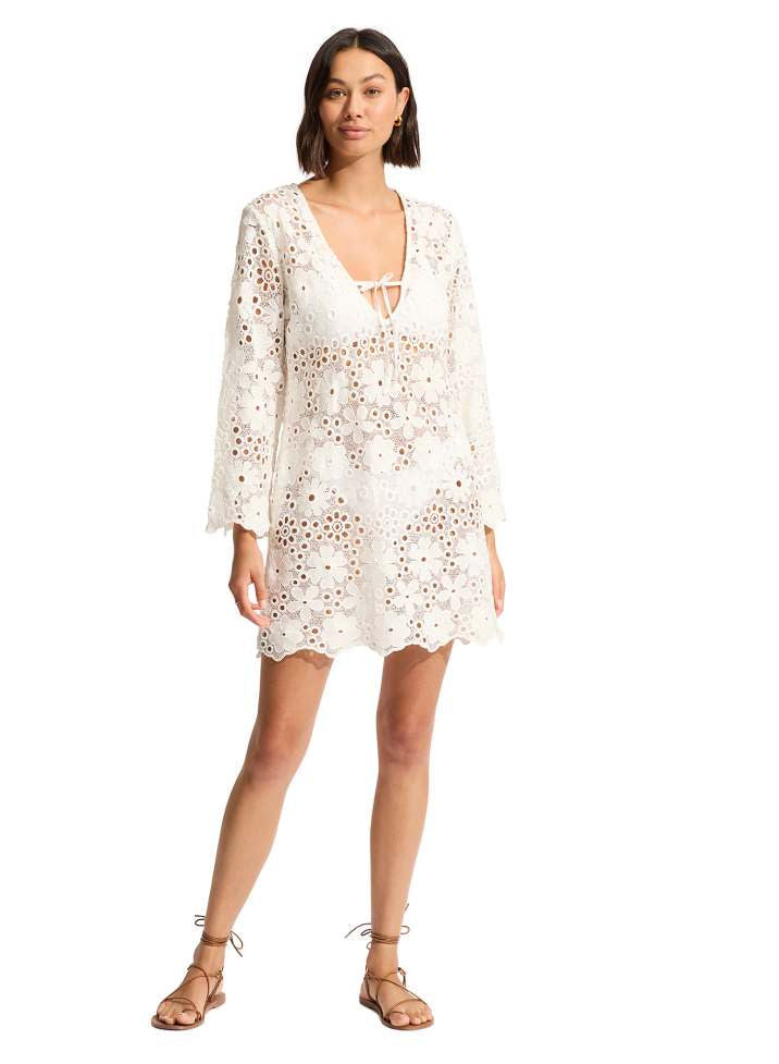 Seafolly Crochet Kaftan - Beach Edit