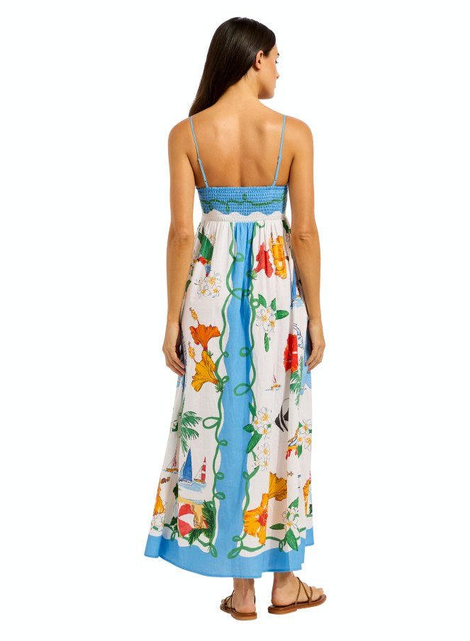 sachin and babi light blue dress Cotton Summer Dressing Gown Australia