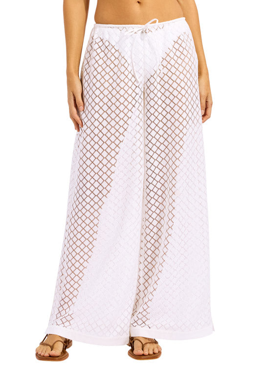 Seafolly Drawstring Lace Pant - Beach Edit