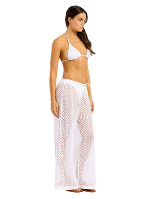 Seafolly Drawstring Lace Pant - Beach Edit