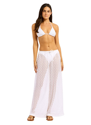Seafolly Drawstring Lace Pant - Beach Edit