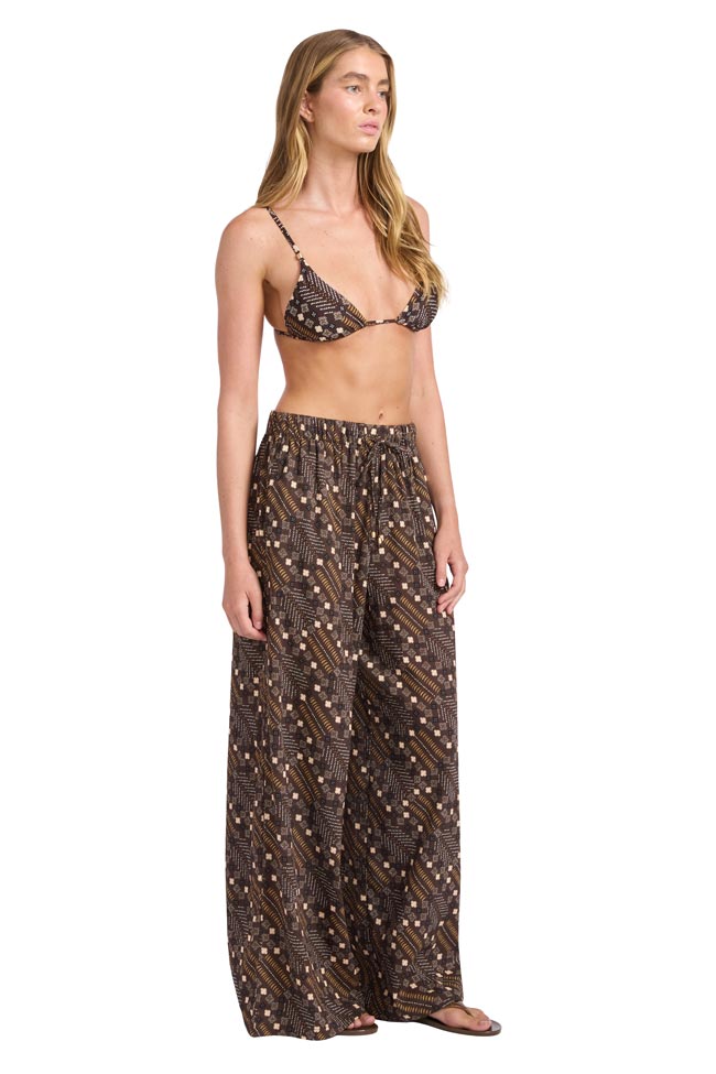 Seafolly Wide Leg Pant - Drift Club Mosiac