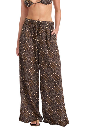 Seafolly Wide Leg Pant - Drift Club Mosiac