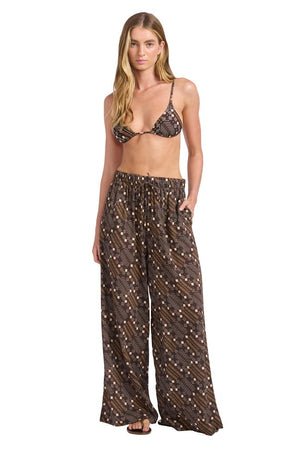 Seafolly Wide Leg Pant - Drift Club Mosiac