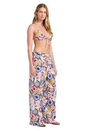 Seafolly Wide Leg Pant - Sea Blossom