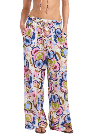 Seafolly Wide Leg Pant - Sea Blossom