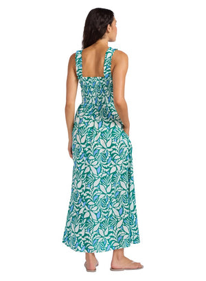Seafolly Smocked Dress - Retro Reef