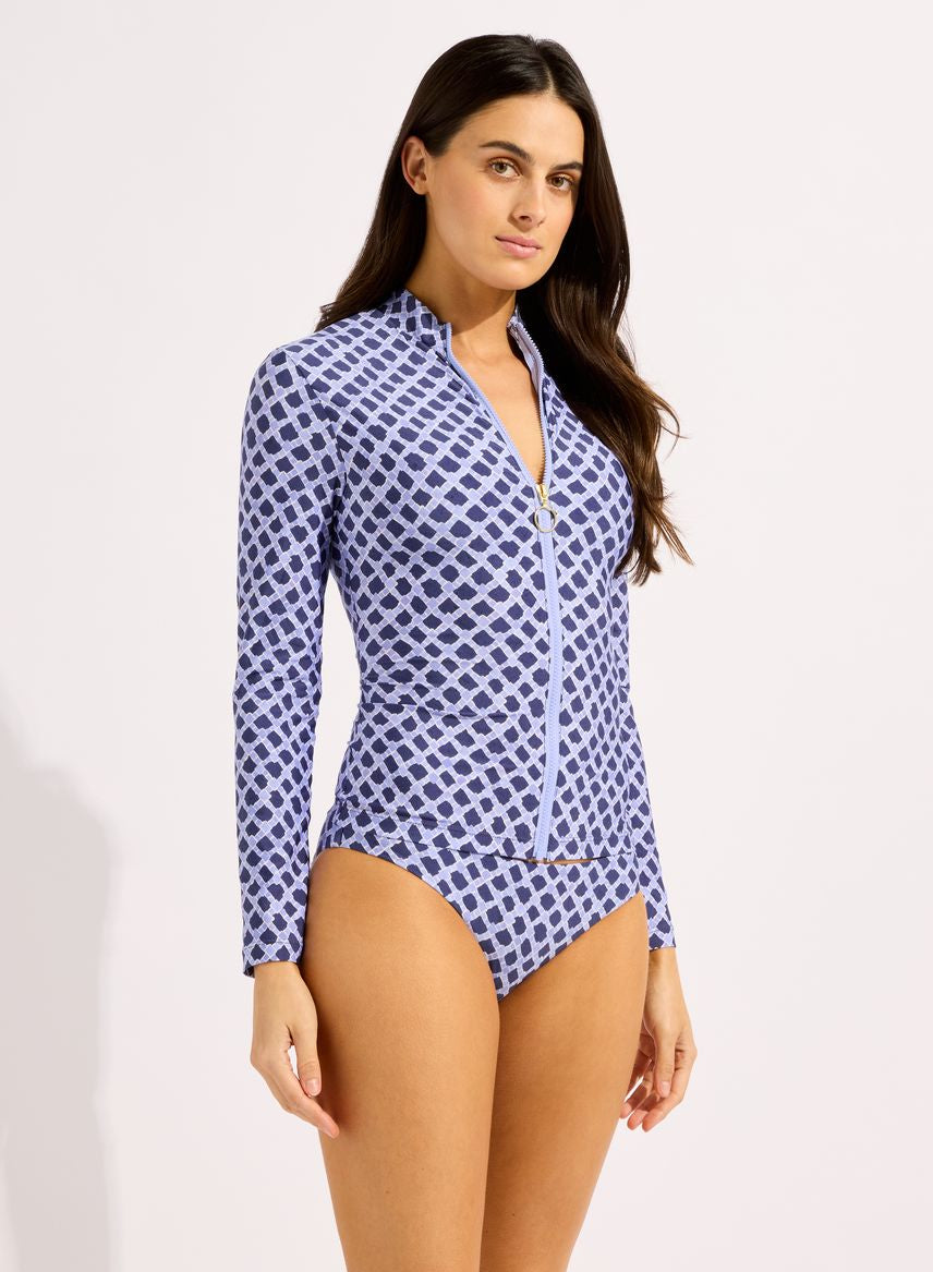 Seafolly Long Sleeve Rashvest - Marseille