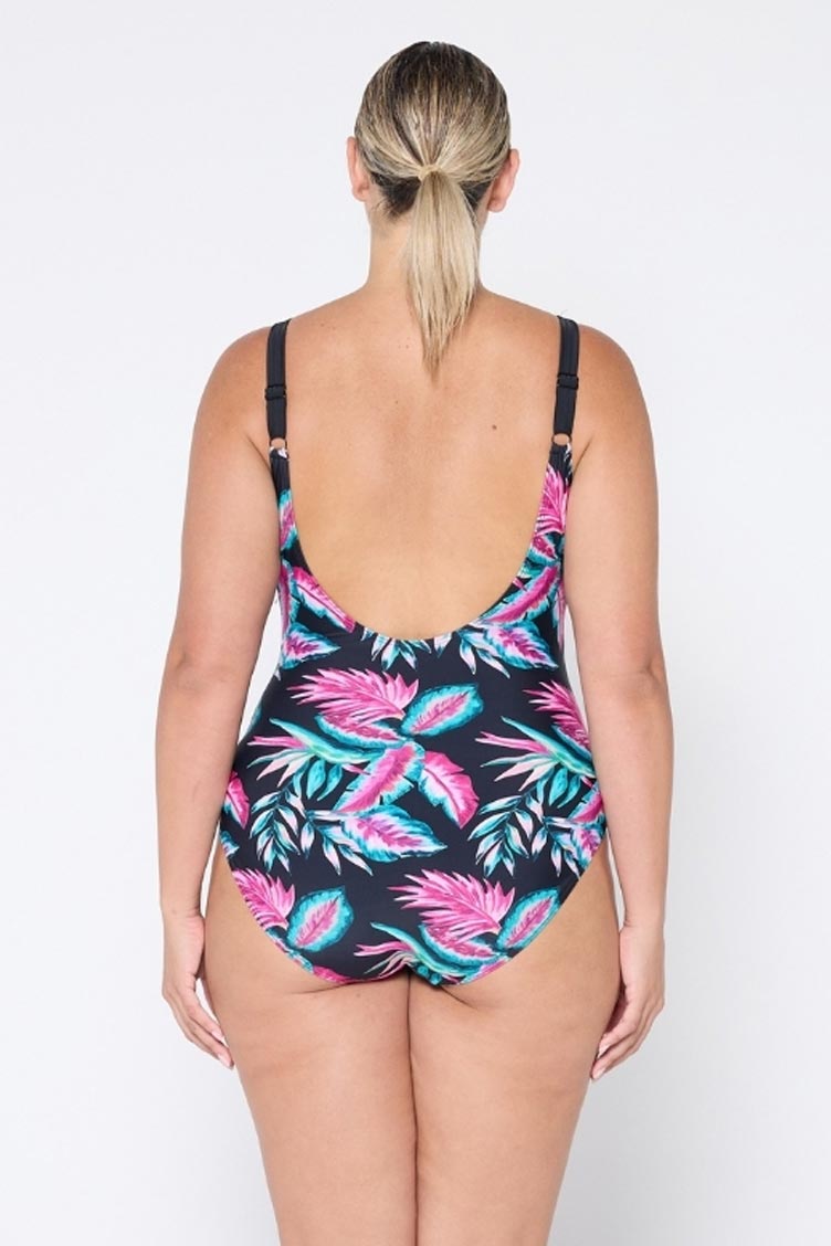 Capriosca High Neck Mesh One Piece - Aruba