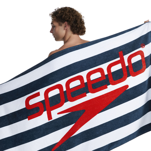 Speedo Logo Towel Navy