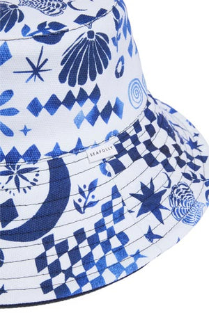 Seafolly Reversible Bucket Hat - Corfu