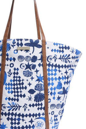 Seafolly Fan Tote Bag - Corfu