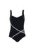 Sunflair High Back Chlorine Resistant Swimsuit - Black