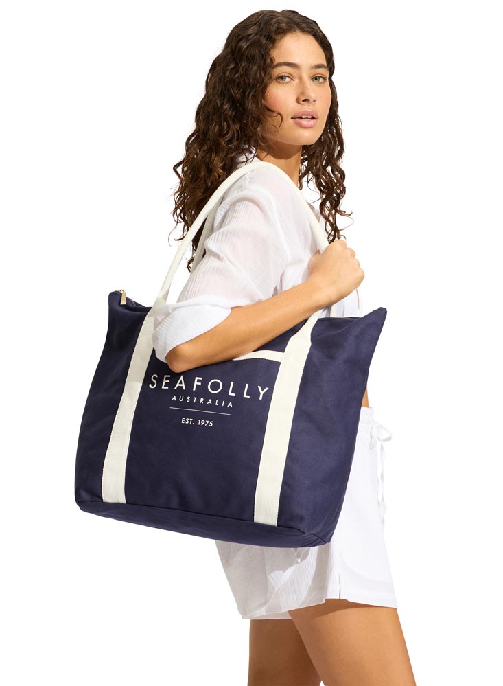 Seafolly Canvas Tote Bag - CarriedAway