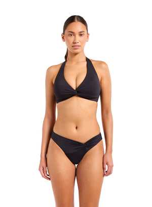 Jets Twist Front Halter Top - Jetset Smooth