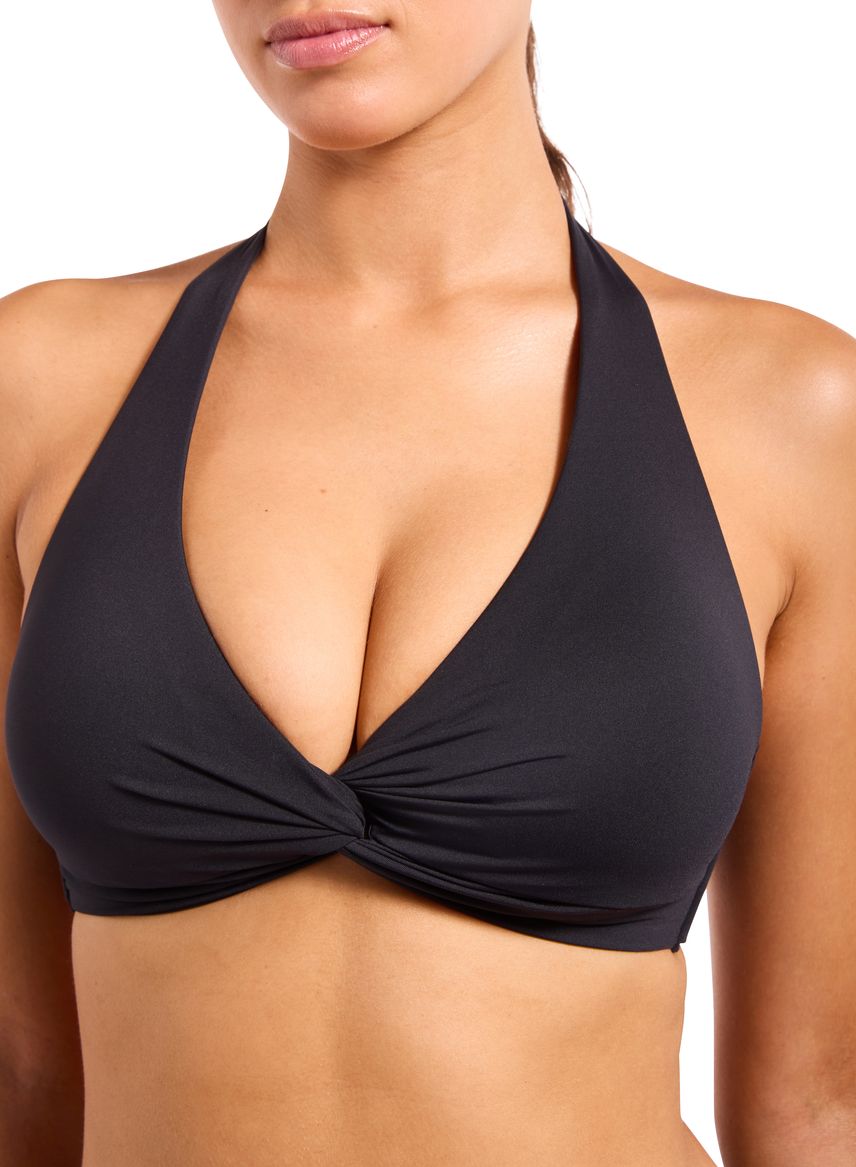 Jets Twist Front Halter Top - Jetset Smooth
