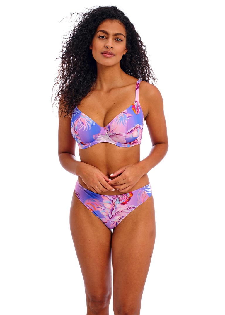 Freya Underwire Plunge Bikini Top - Miami Sunset