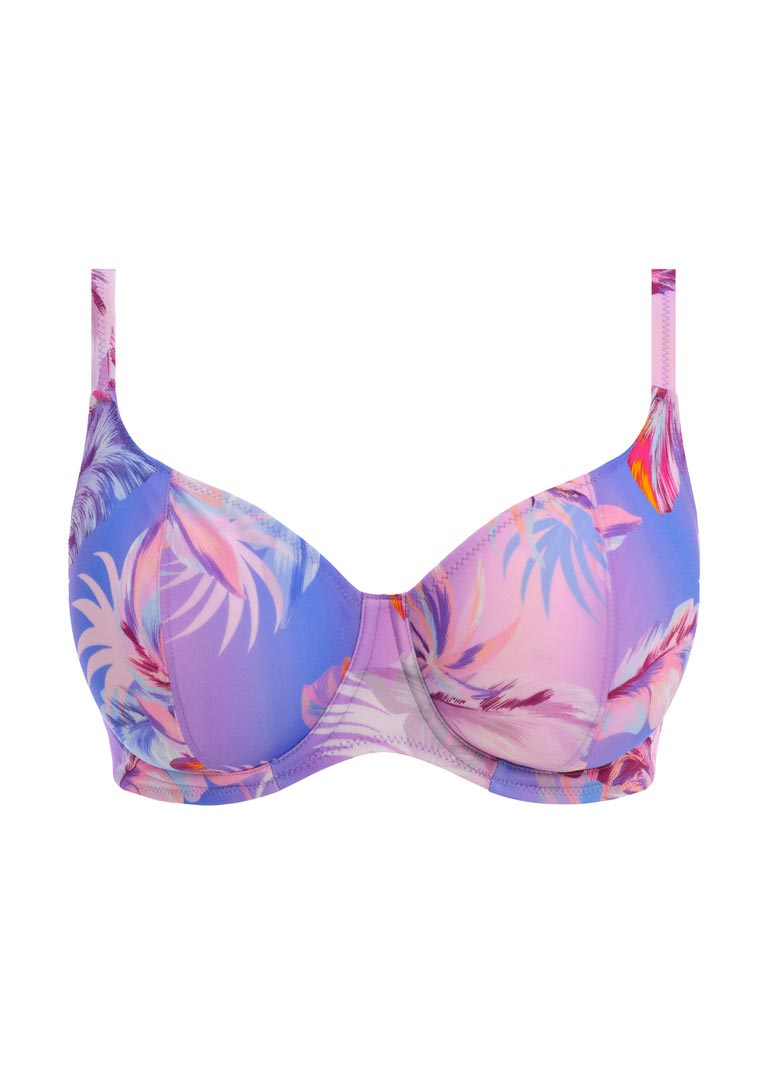 Freya Underwire Plunge Bikini Top - Miami Sunset