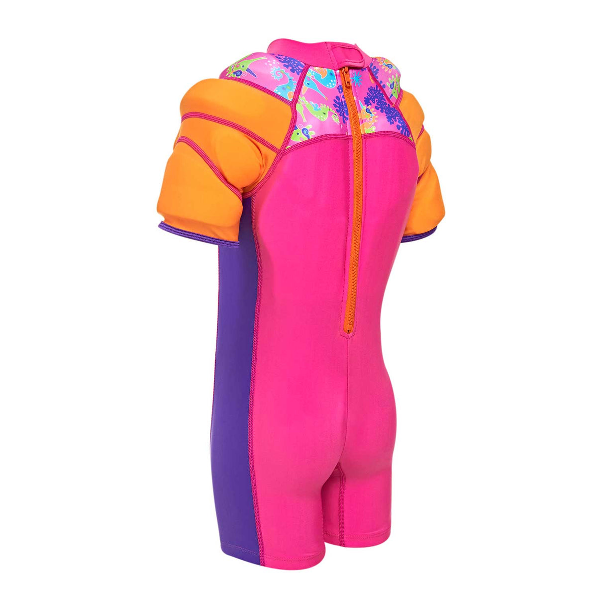 Zoggs Water Wings Floatsuit - Sea Unicorn Flower