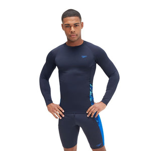 Speedo Mens Long Sleeve Rashie - Eco Endurance