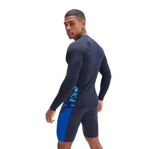 Speedo Mens Long Sleeve Rashie - Eco Endurance