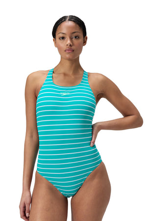 Speedo Womens Endurance+ Print Medalist One Piece