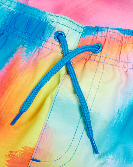 Speedo Junior Boys Digi Printed 13inch Watershort - Punch Blue