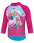 Speedo Toddler Girls Sun Protection Long Sleeve Rash Top - Pink Unicorn