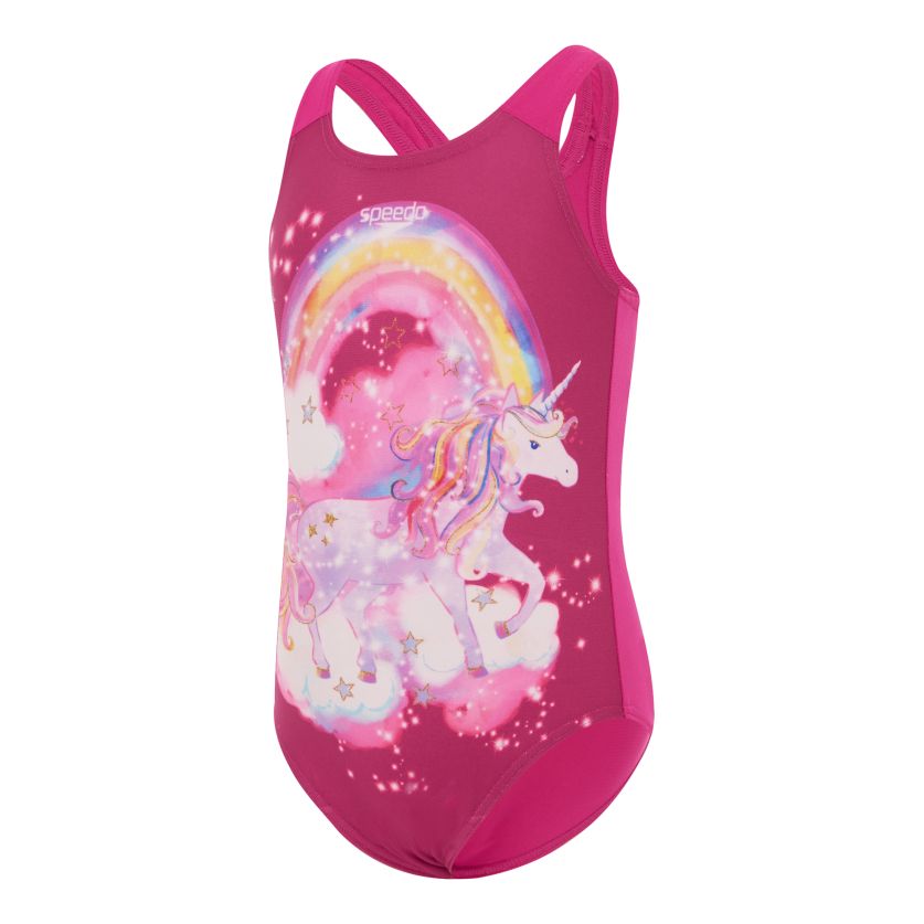 Speedo Toddler Girls Swimsuit - Unicorn