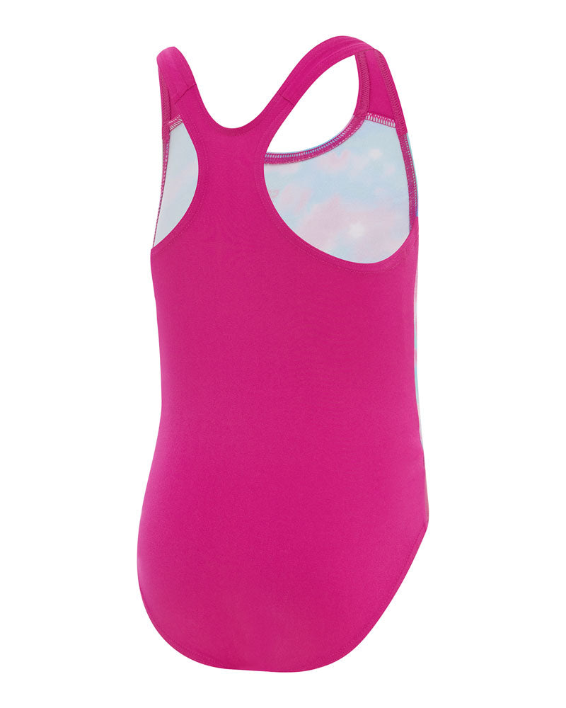 Speedo Toddler Girls Placement One Piece - Pink Unicorn