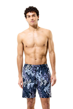 Speedo Mens 18" Printed Redondo Edge Volley Watershort - Anthracite