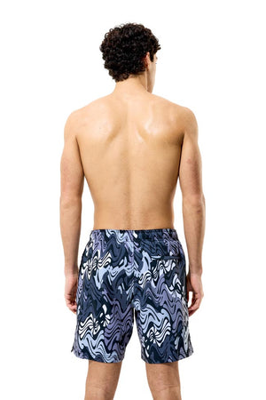 Speedo Mens 18" Printed Redondo Edge Volley Watershort - Anthracite