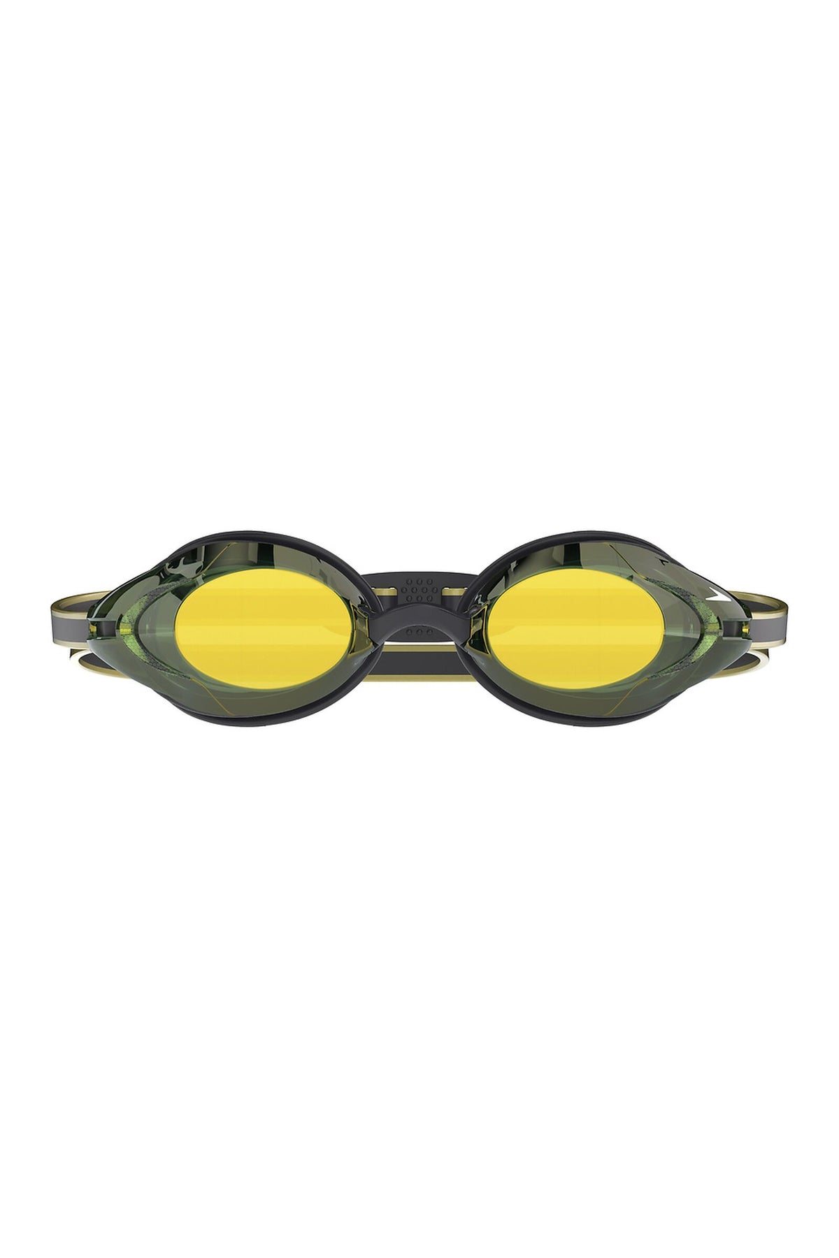 Speedo Adult Mirrored Goggles - Vanquisher 3.0 Black/Emerald/Gold