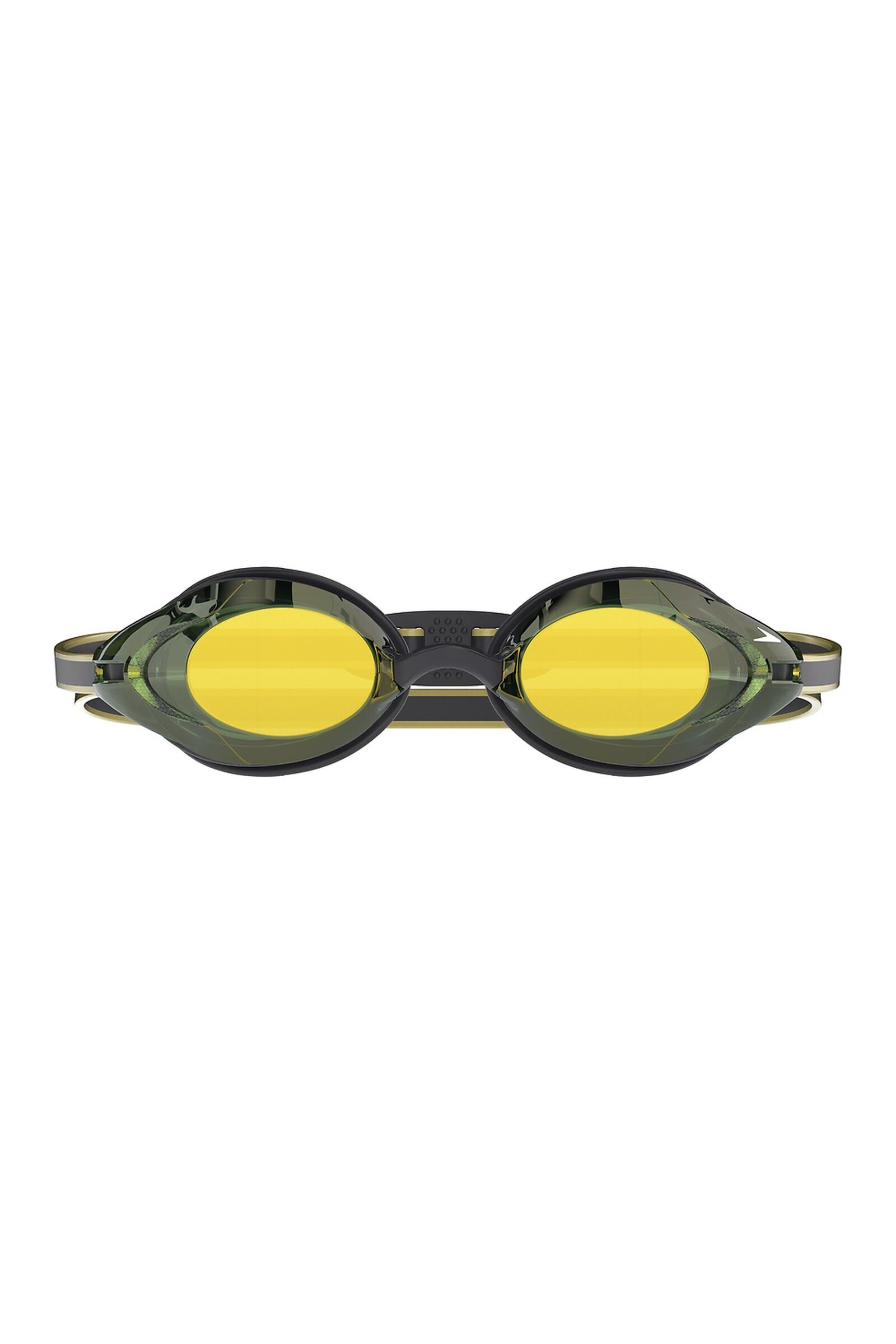 Speedo Adult Mirrored Goggles - Vanquisher 3.0 Black/Emerald/Gold