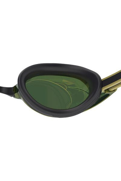 Speedo Adult Mirrored Goggles - Vanquisher 3.0 Black/Emerald/Gold