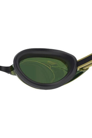 Speedo Adult Mirrored Goggles - Vanquisher 3.0 Black/Emerald/Gold
