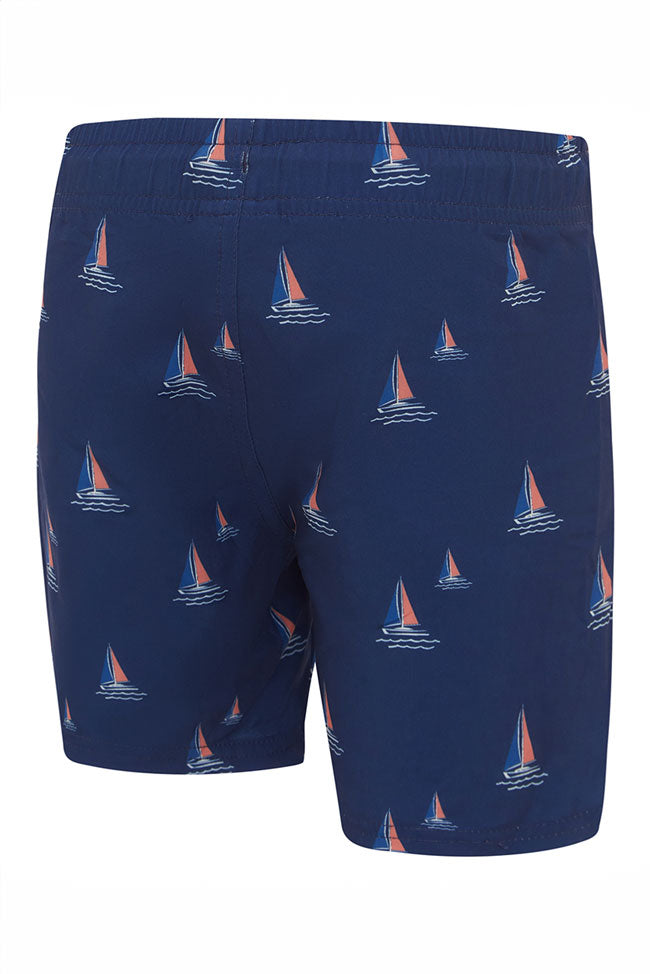 Speedo Toddler Boys 4way Stretch Sail Boat Shorties