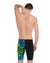 Speedo Mens Placement V-Cut Jammer - Black/Picton Blue/ Harlequin Green