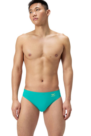 Speedo Mens Endurance+ Turquoise Gem Solid Brief
